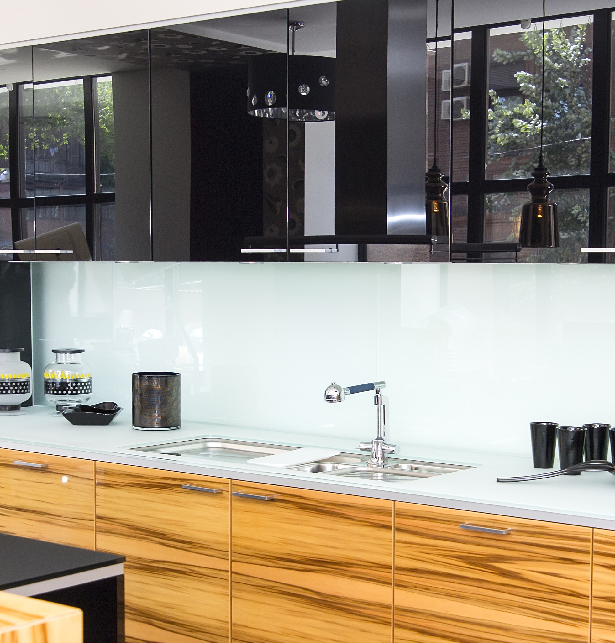 Küchenrückwand Fliesenspiegel Spritzschutz Badfliese Acrylglas SP132 