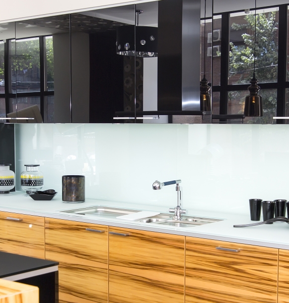 Küchenrückwand Acryl Glas Herd Spritzschutz Neo Concrete 